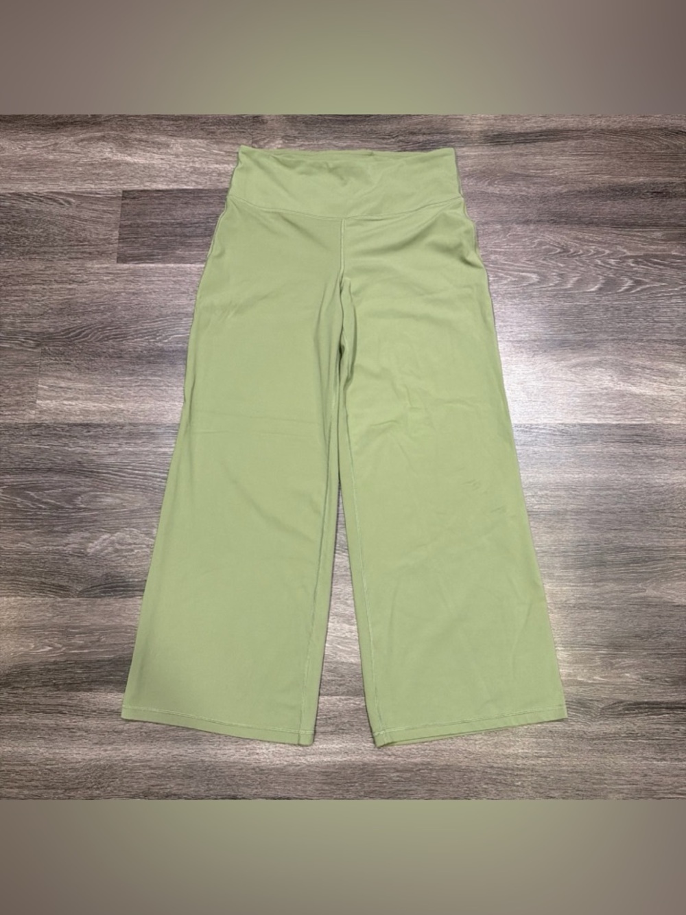 Athleta Elation Wide Leg Pant Yoga Gym Matcha Green Women’s Extra Large - Picture 2 of 6